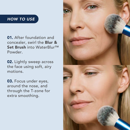 WaterBlur™ — Hydrating Setting Powder & Brush