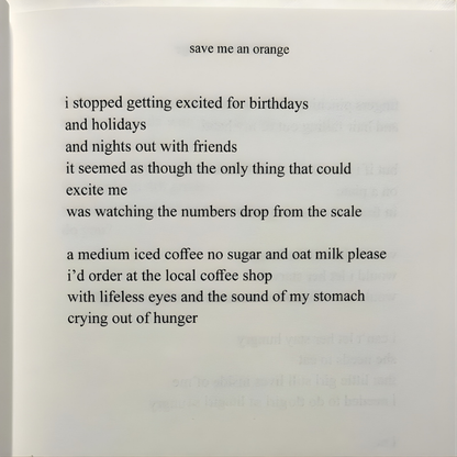Save Me an Orange